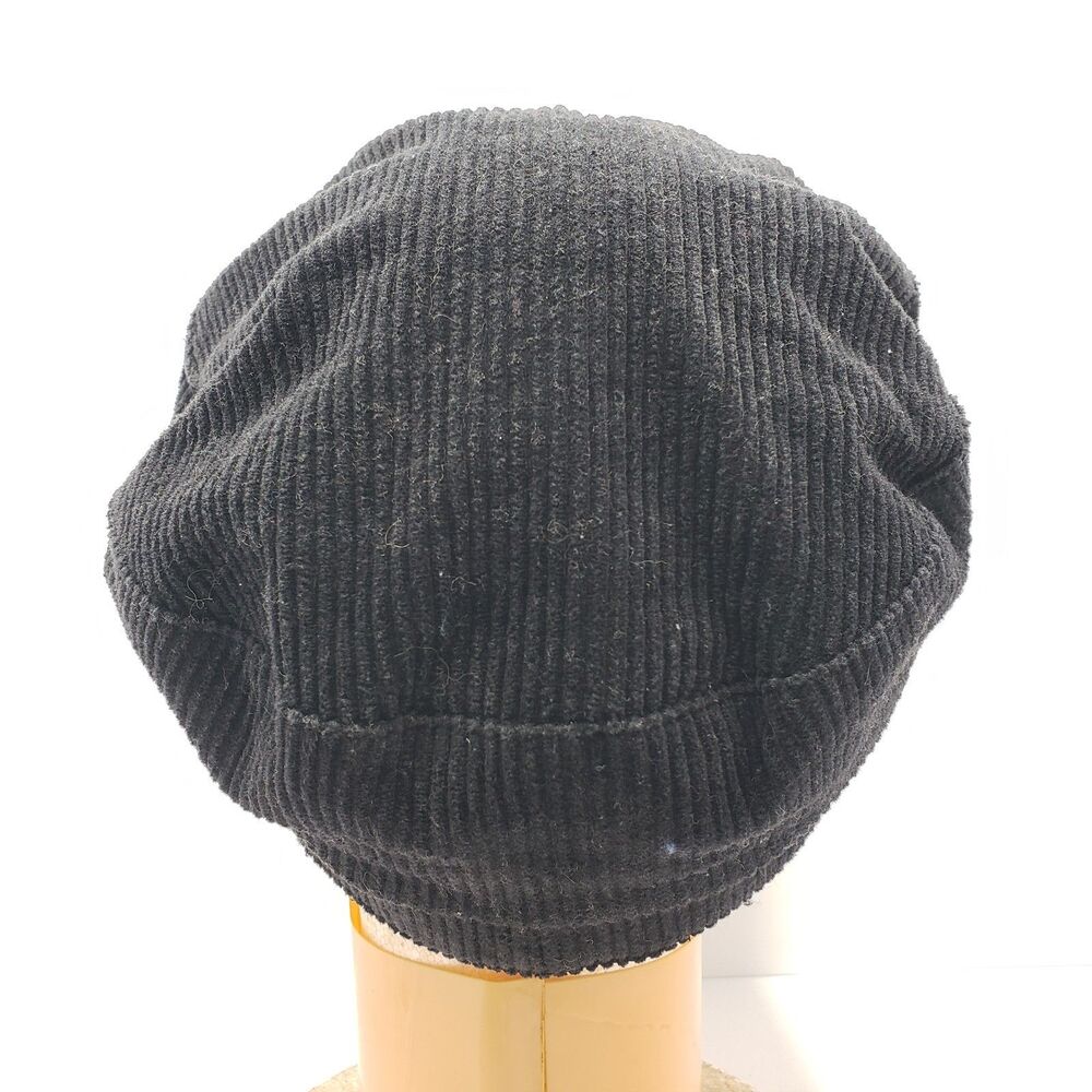 Brixton Fiddler Fisherman Cap Black Corduroy Fiddler Hat Size 7 Small S - Picture 7 of 8